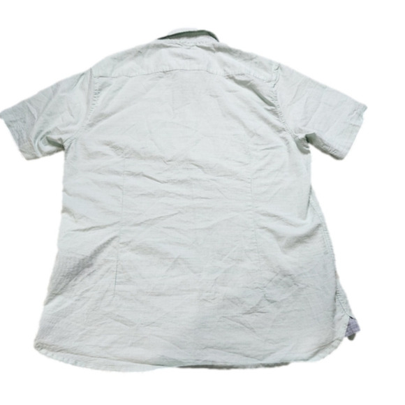 Men's Casual shirt Button down Short sleeves Cotton Size XL ACROSS THE POND - Picture 3 of 14